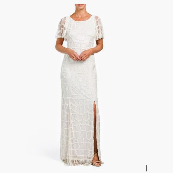 BHLDN Dresses & Skirts - Lotus Threads Beaded Wedding Gown Dress